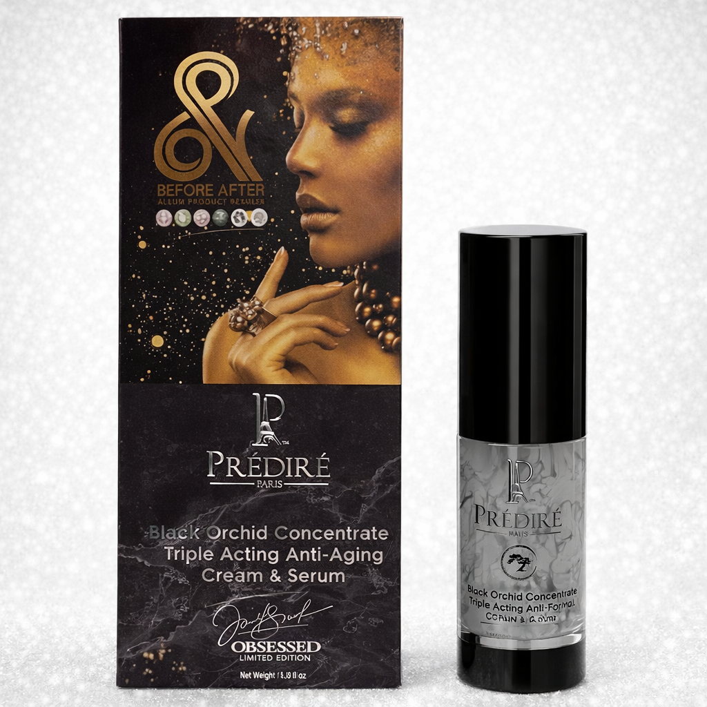 Predire Black Orchid Concentrate Triple Acting Anti-Aging Cream & Serum