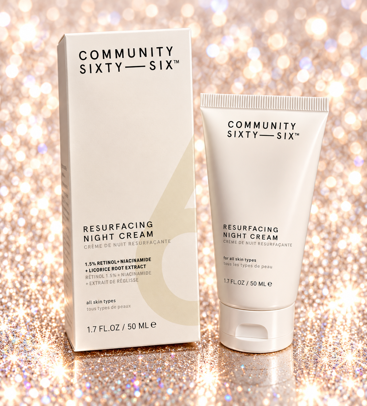 Community Sixty-Six Resurfacing Night Cream – 1.7 oz