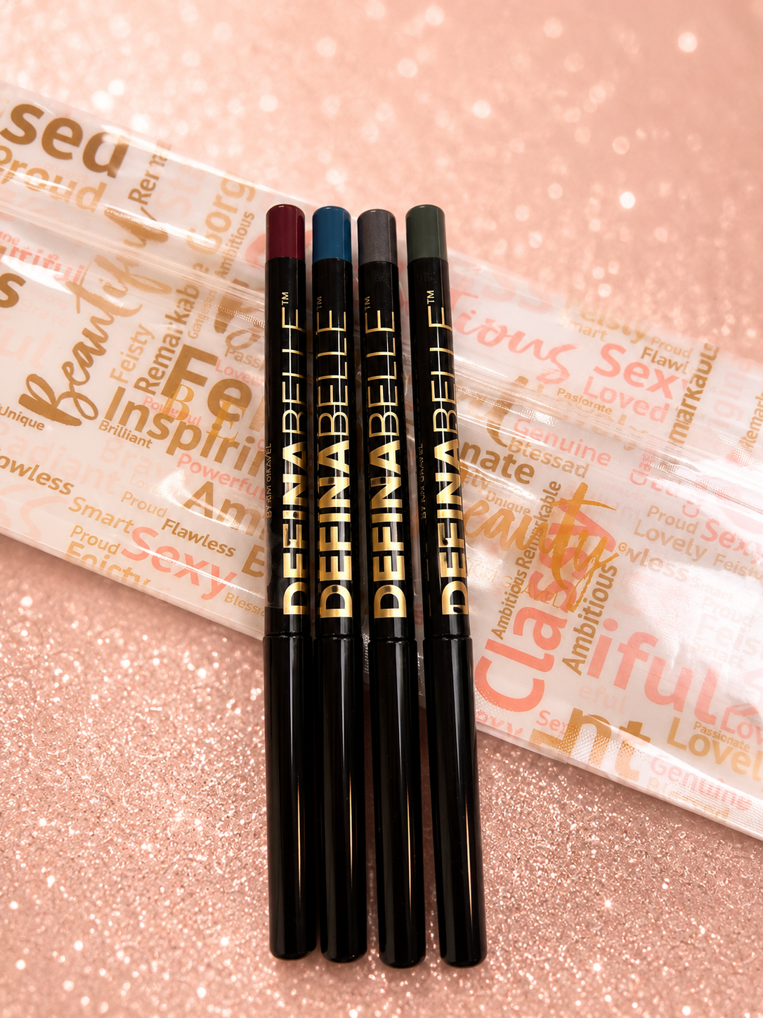 Belle Beauty Definabelle Waterproof Kajal Eyeliner 4-pack