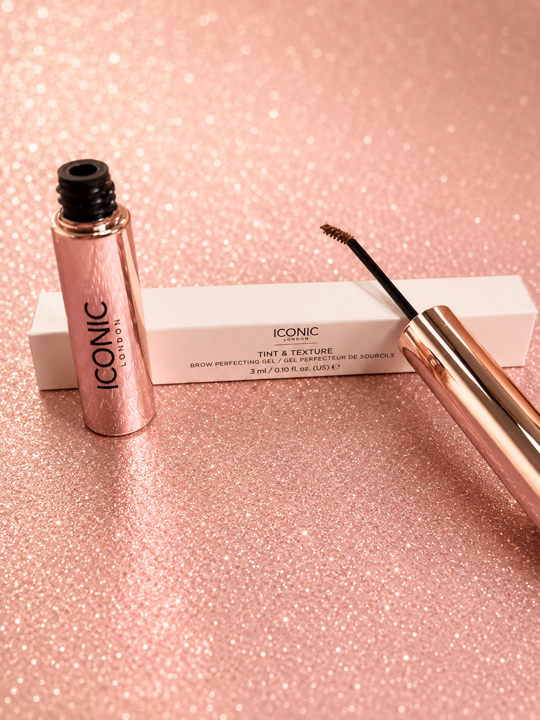 Iconic London Tint & Texture Brow Perfecting Gel in Blonde