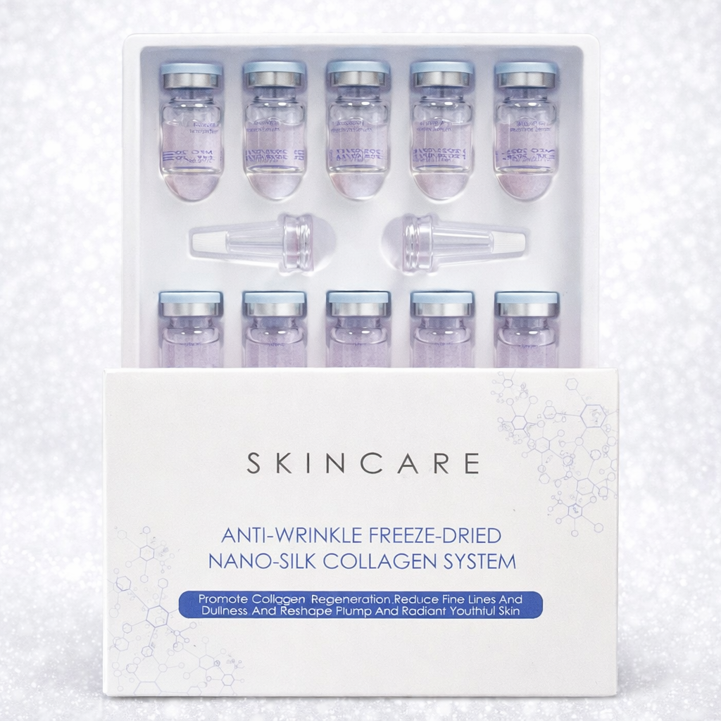 The Anti-Wrinkle Freeze-Dried Nano Silk Collagen System